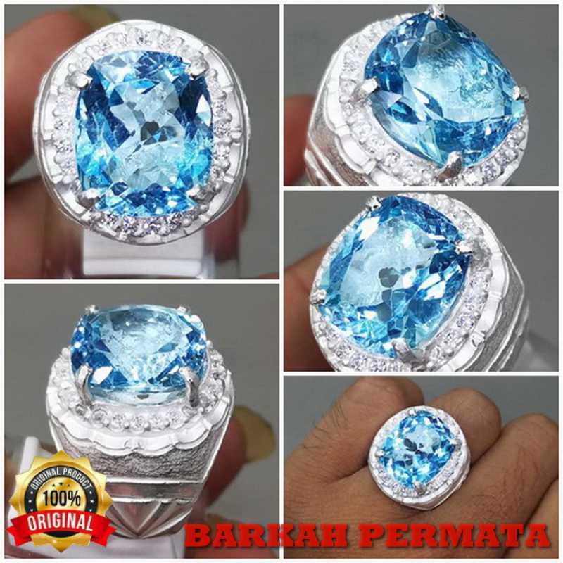 Jual Batu Akik Blue Topaz Model Terbaru - Harga Promo Februari 2024 | Blibli