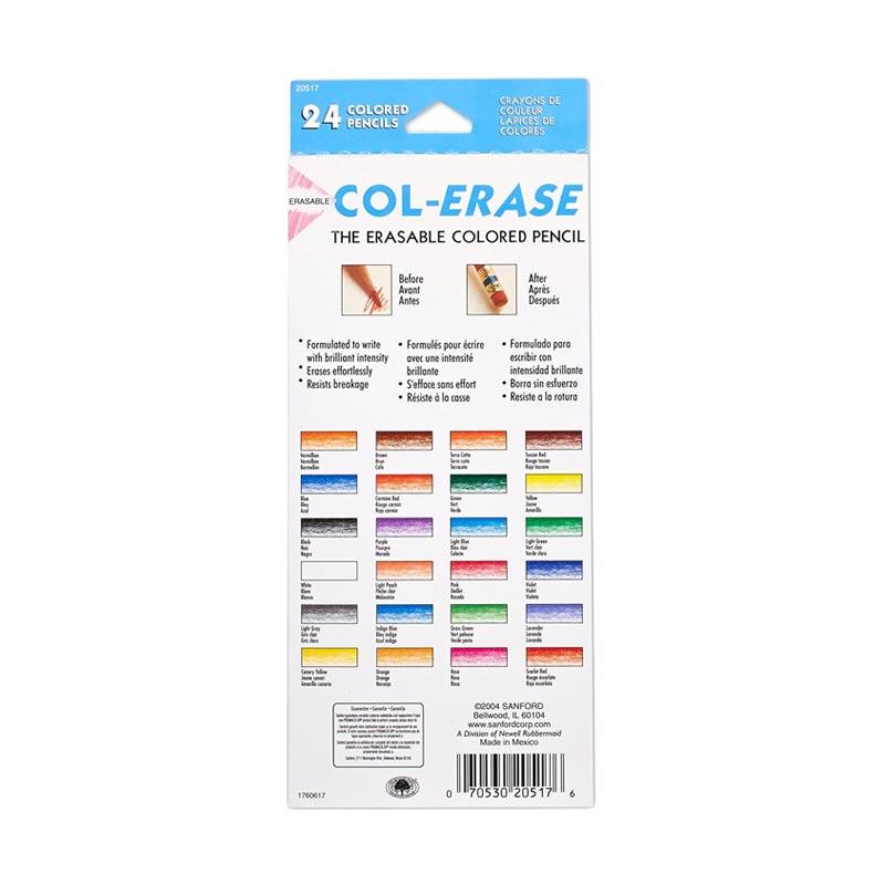 Jual Prismacolor Col Erase Erasable 24 Colored Pencils Online Maret 2021 Blibli Integrated erasers to make changes on the fly. prismacolor col erase erasable 24 colored pencils