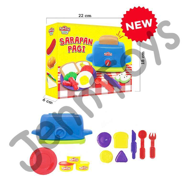 Promo Jenntoys Fundoh Sensory Play Dough Mainan Anak Perempuan