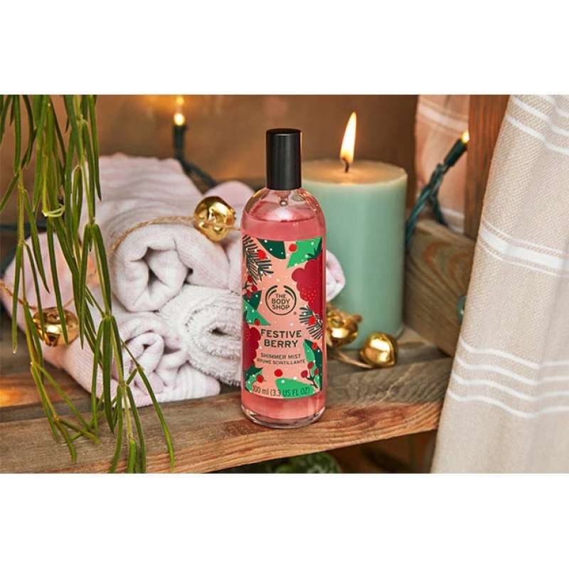 Festive berry shimmer mist body shop online