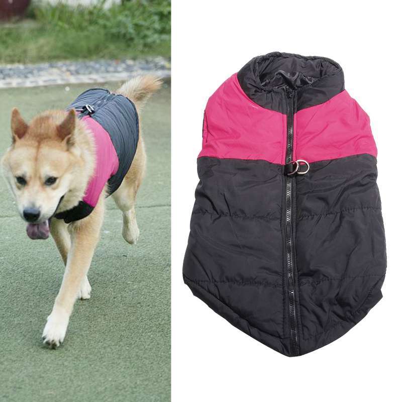 dog coat pink
