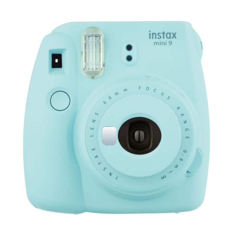 Fujifilm Instax Mini 9 + FREE PAPER INSTAX Instant Film Camera - Ice Blue