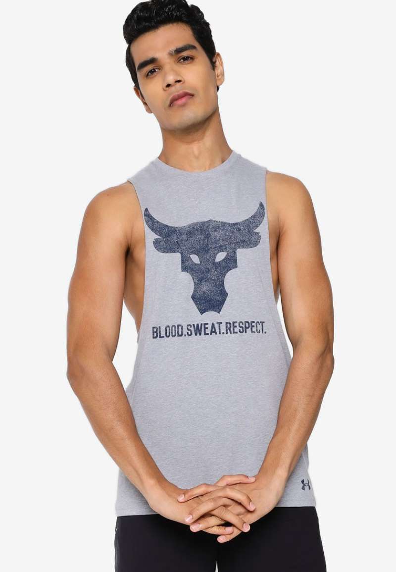 Jual Baju Olahraga Pria Baju Gym Under Armour Brahma Bull B Tank