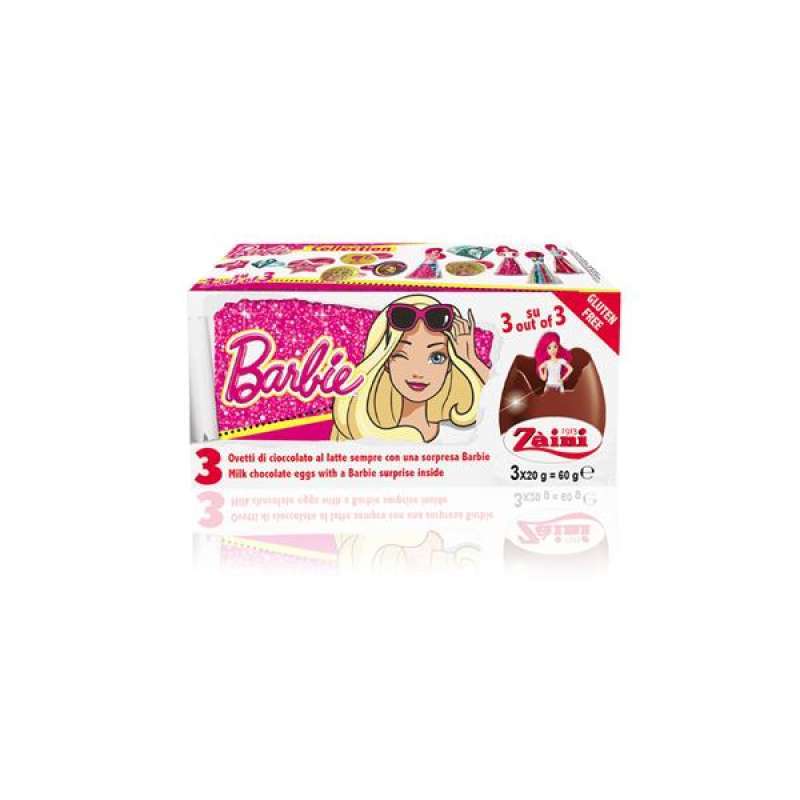 Jual (Zaini) Zaini Milk Chocolate Egg Dengan Surprise Inside (Barbie  Series) 60g di Seller PChomeSEA Official Store - Taiwan | Blibli