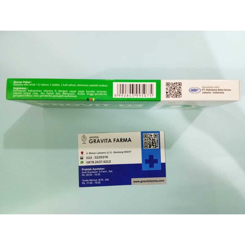 provit d3 1000 ui vitamin d3 harga untuk 1 strip isi 10 tablet