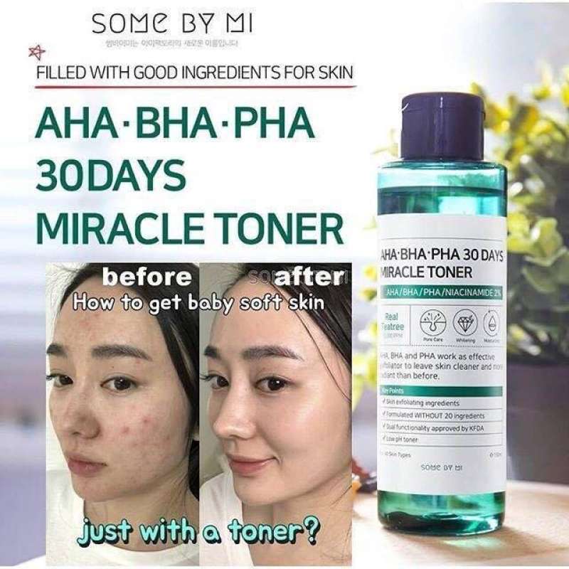Somebymi Aha Bha Pha 30 Days Miracle Toner Aha Bha Pha Niacinamide 2 Terbaru Agustus 2021 Harga Murah Kualitas Terjamin Blibli
