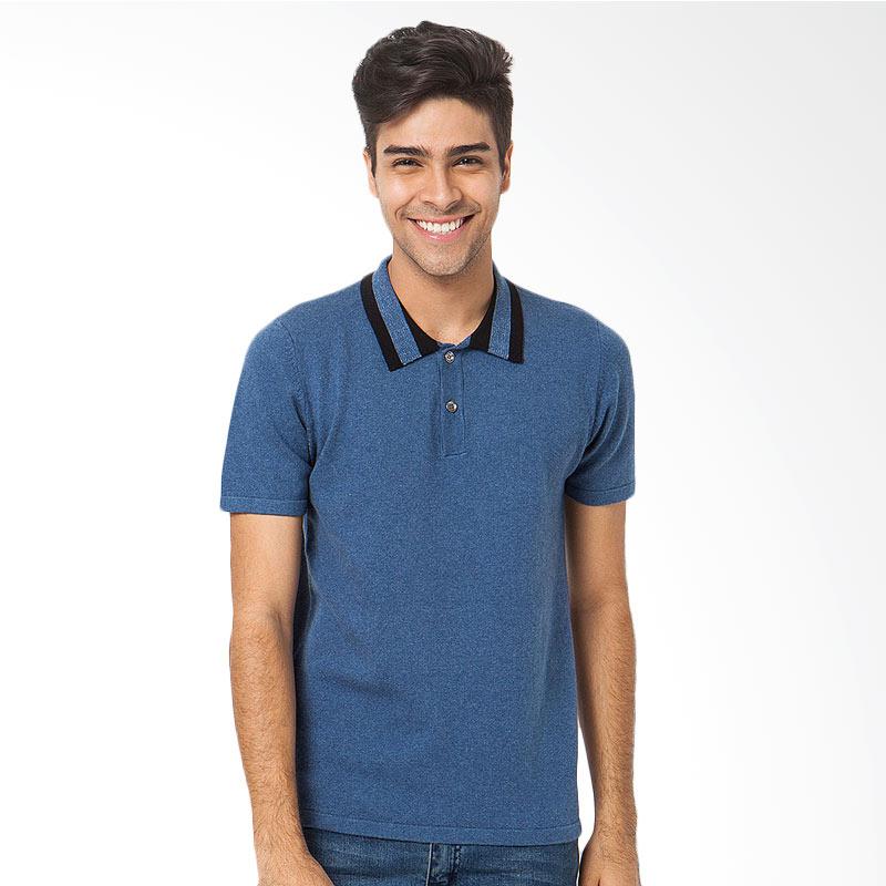 Jual Knitwork Casual Polo Shirt Pria 