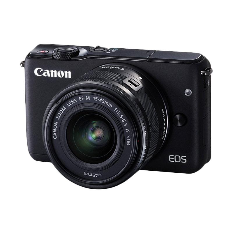 Canon EOS M10 Kit 15-45 IS STM Black (Resmi PT Datascrip)