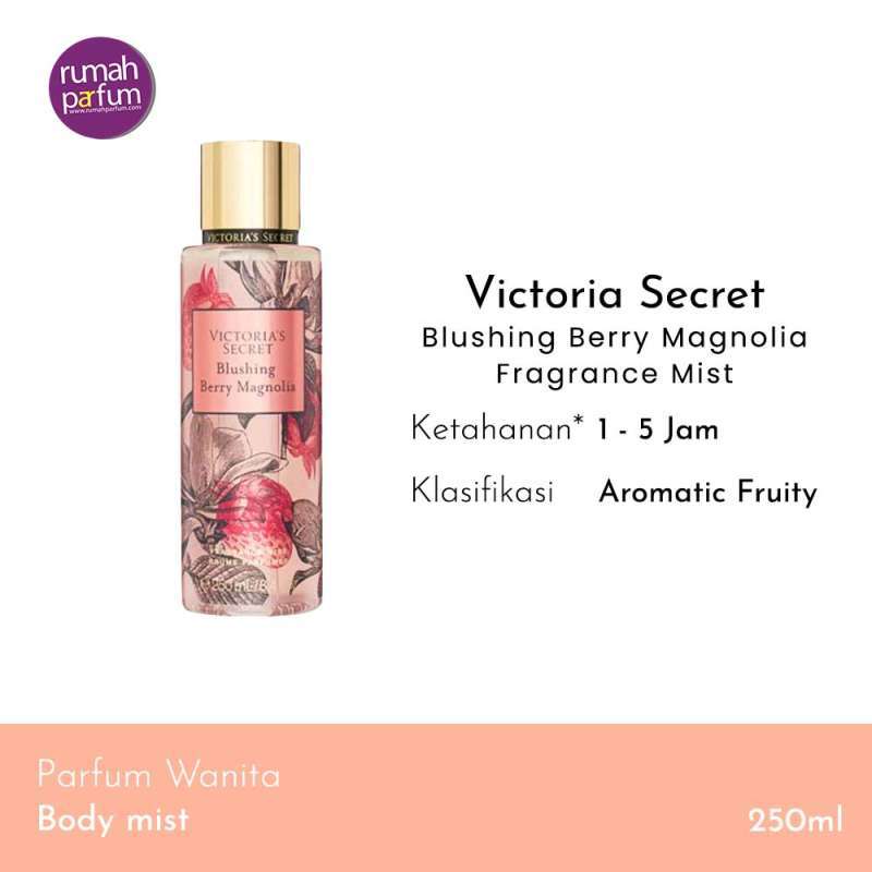 Jual Victoria Secret Blushing Berry Magnolia Fragrance Mist 250 ML