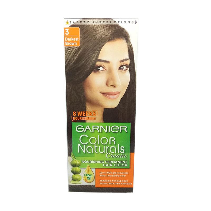 Jual Garnier Color Naturals 3 0 Hair Color Coklat Gelap Online