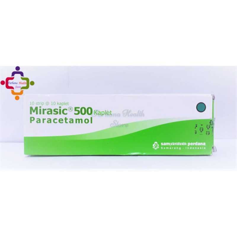 Jual Original Mirasic 500 Mg Kaplet Paracetamol Paten Untuk Demam Nyeri Di Seller Soapedia Medika Kota Jakarta Timur Dki Jakarta Blibli