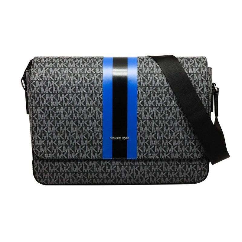 michael kors blue and black bag