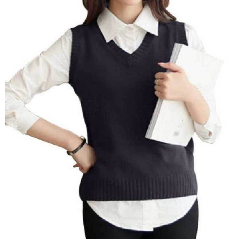 knitted vest womens