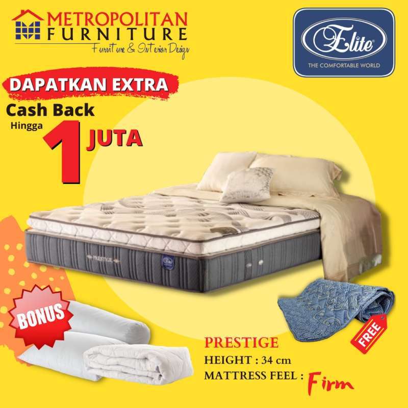 Kasur Springbed Elite Prestige Matras Spring bed Pillow Top