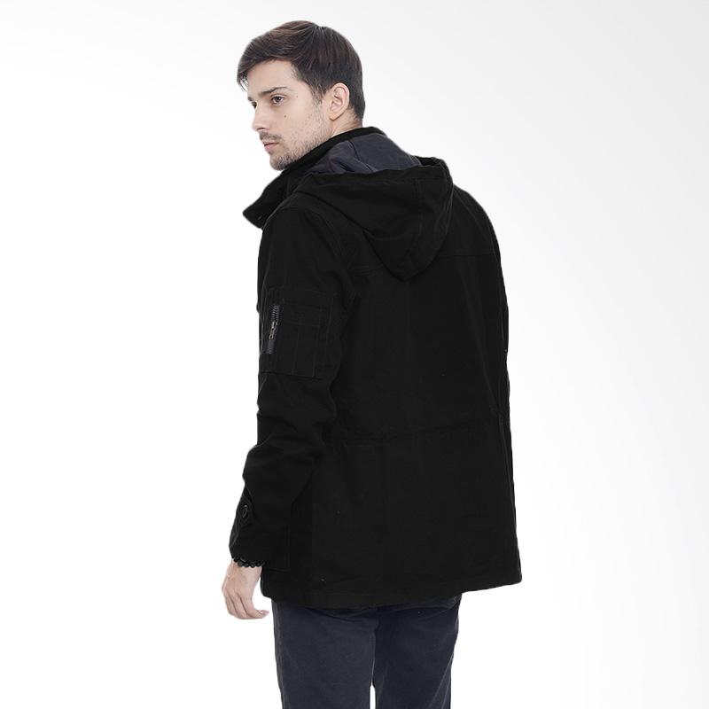 mens black parka coats