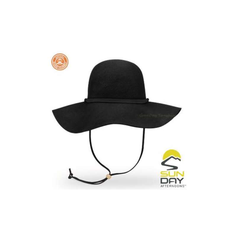 anti-UV wide-brimmed hats raven 