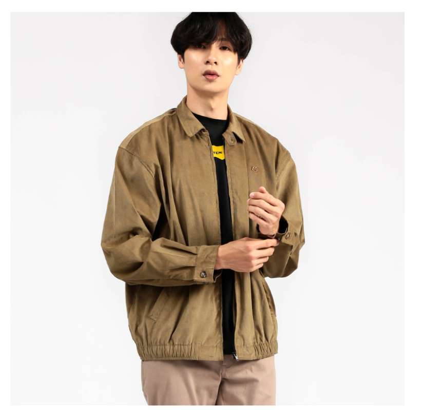 mens khaki harrington jacket