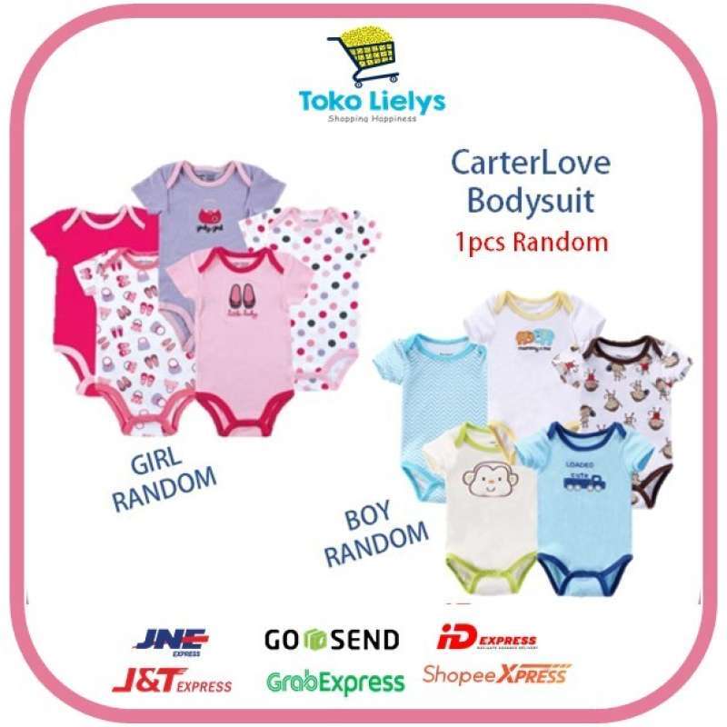 BODYSUIT PENDEK SATUAN CarterLove Premium CARTER Love Jumper Bayi