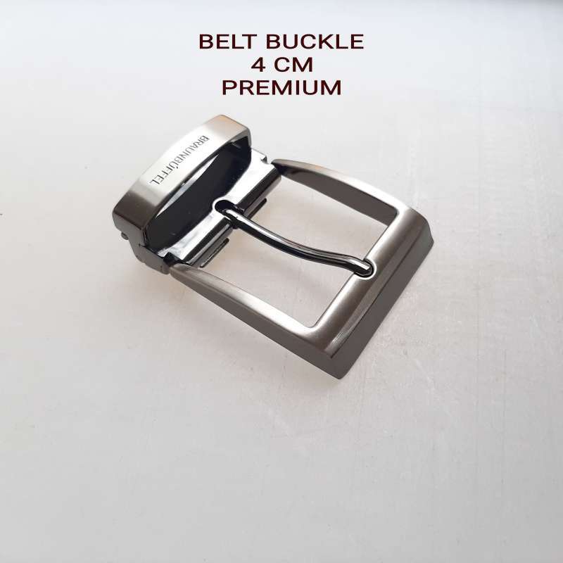 Promo buckle head gesper ikat pinggang 4 cm solid belt Diskon 20