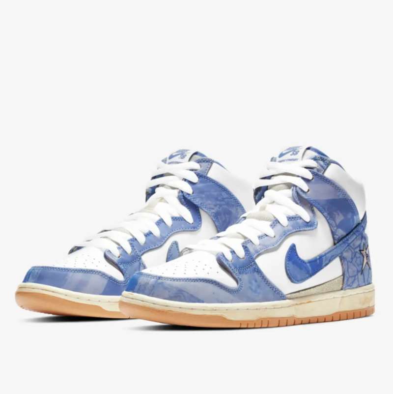 nike dunk high x carpet company royal pulse