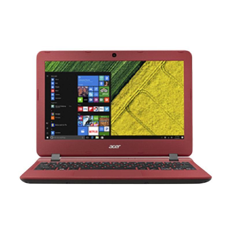 Acer NB ES1-432 Notebook - Red [14"/Intel N3350/DOS/NX.GJ4SN.005/2 GB/HDD 500 GB] + Free Acme Earphone