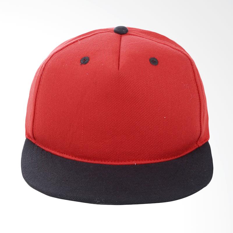 Harga Elfs Shop Kombinasi Merah Topi - Hitam Murah