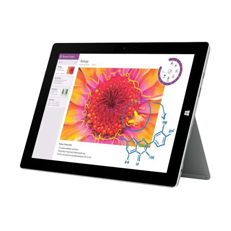 Microsoft Surface 3 Laptop 2in1 - Silver [Atom x7-Z8700 QC/4GB/128GB SSD/IHG/10.8"FHD TS/Win10/4G Nano SIM]