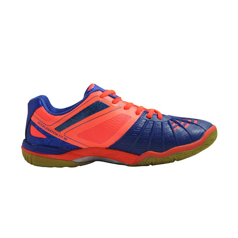 Jual Flypower Mendut 02 Sepatu Badminton Orange Blue Online Oktober 2020 Blibli Com
