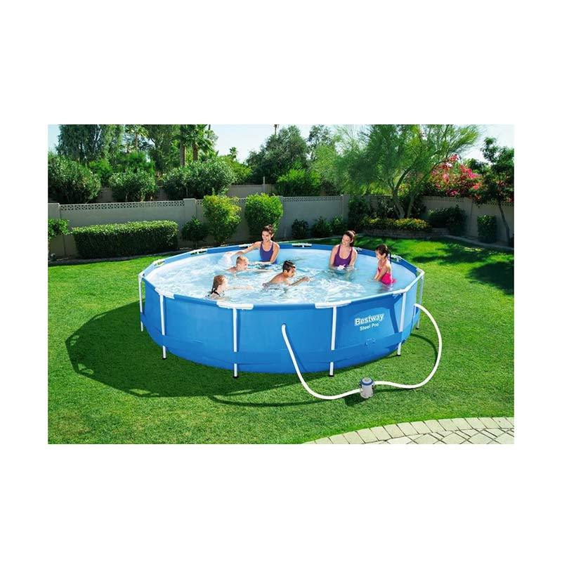 Jual Bestway Steel Pro Frame Pool 366 With Water Filter Kolam Renang Online Oktober 2020 Blibli Com