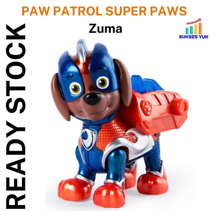 Jual Mainan PAW PATROL SUPER PAWS ZUMA 