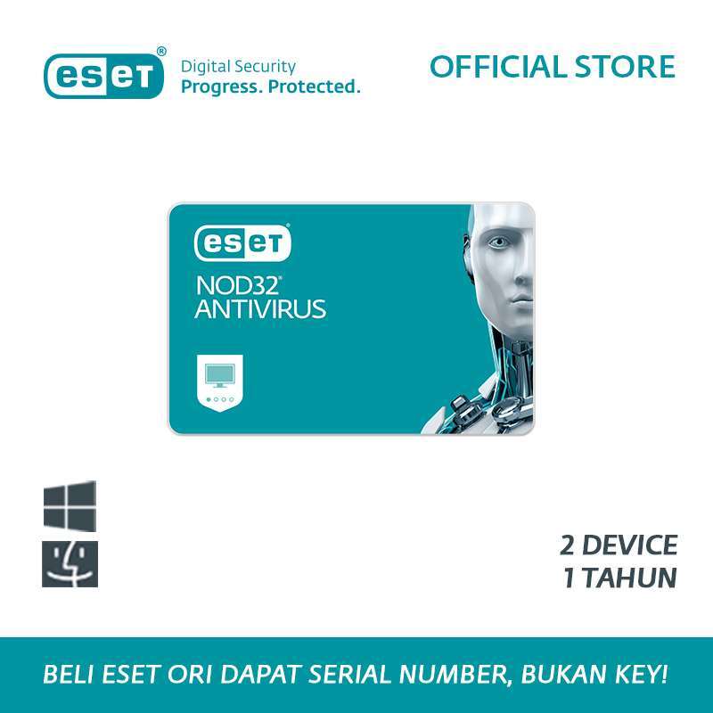 Jual ESET NOD32 Antivirus [2 Komputer 1 Tahun] di Seller ESET ...