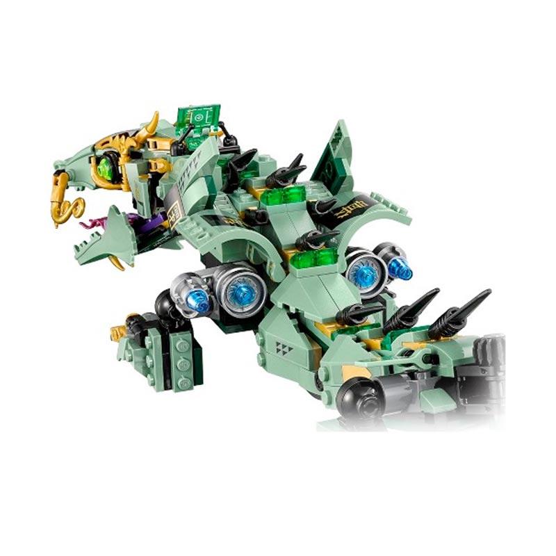 lego green ninja mech dragon