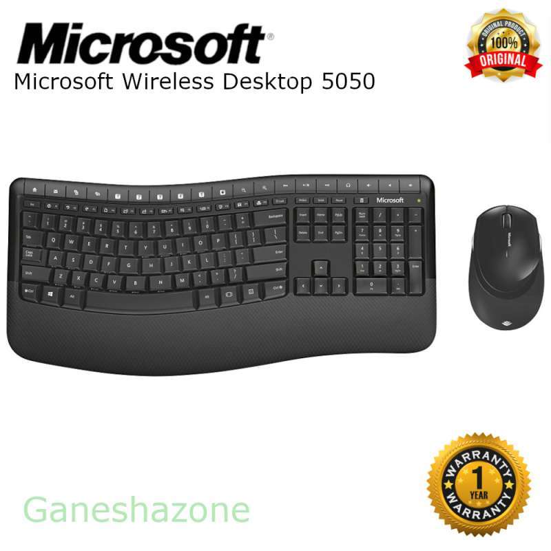 Jual Microsoft Wireless Comfort Desktop 5050 Keyboard Mouse [pp4