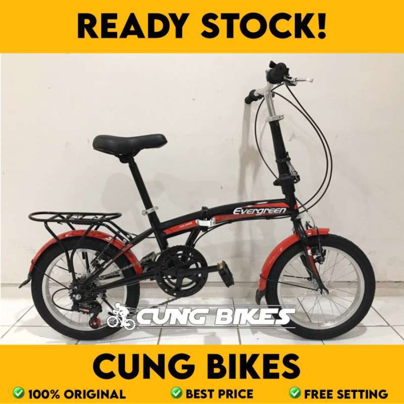 Evergreen folding bike hotsell
