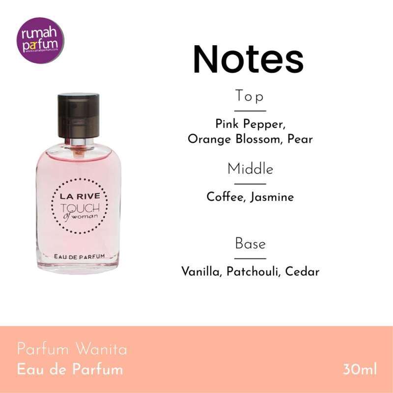 La rive touch of woman eau de new arrivals parfum 30 ml