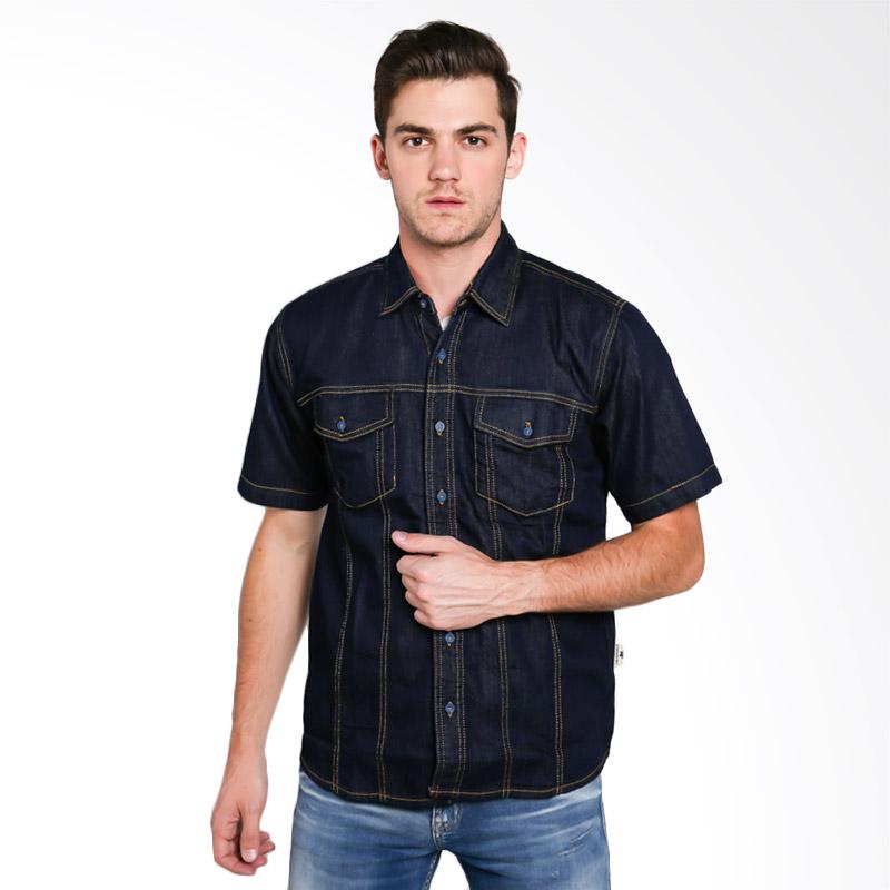 Jual Jimmy And Martin Chambray Kemeja Lengan Pendek Pria [3003] - S - di  Seller Jimmy and Martin 1977 Official Store - Kota Bandung, Jawa Barat |  Blibli