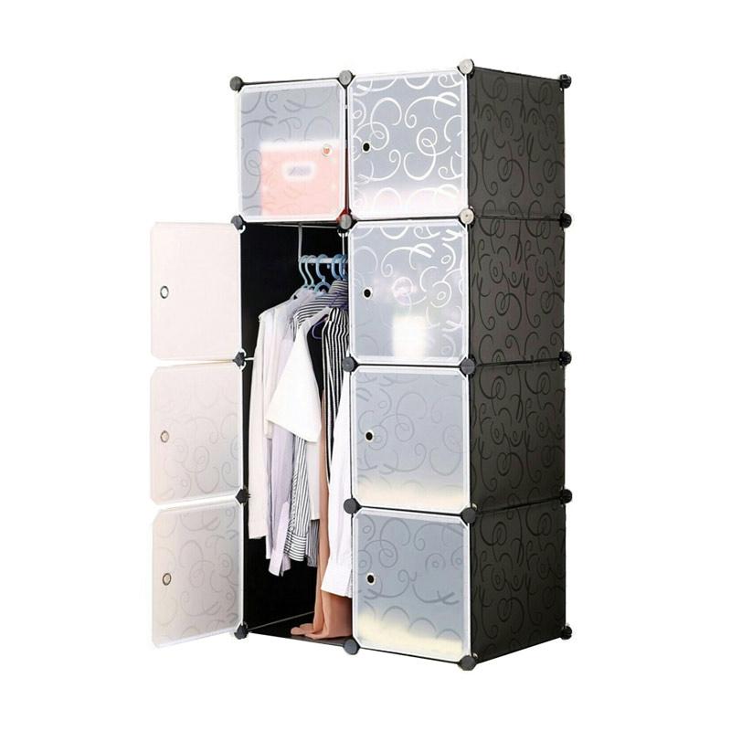 Jual Tupper Cabinet Diy 8 Korean Desain Pintu Lemari Modern Wardrobes Elegant Black Original Online Oktober 2020 Blibli Com