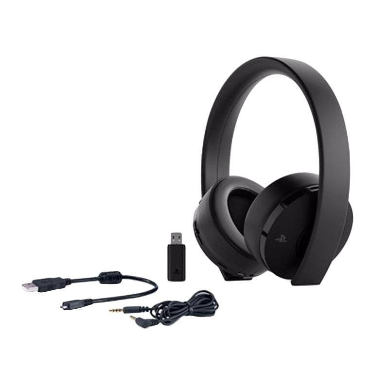 Jual Sony Playstation Gold Wireless Headset For Ps4(color Black