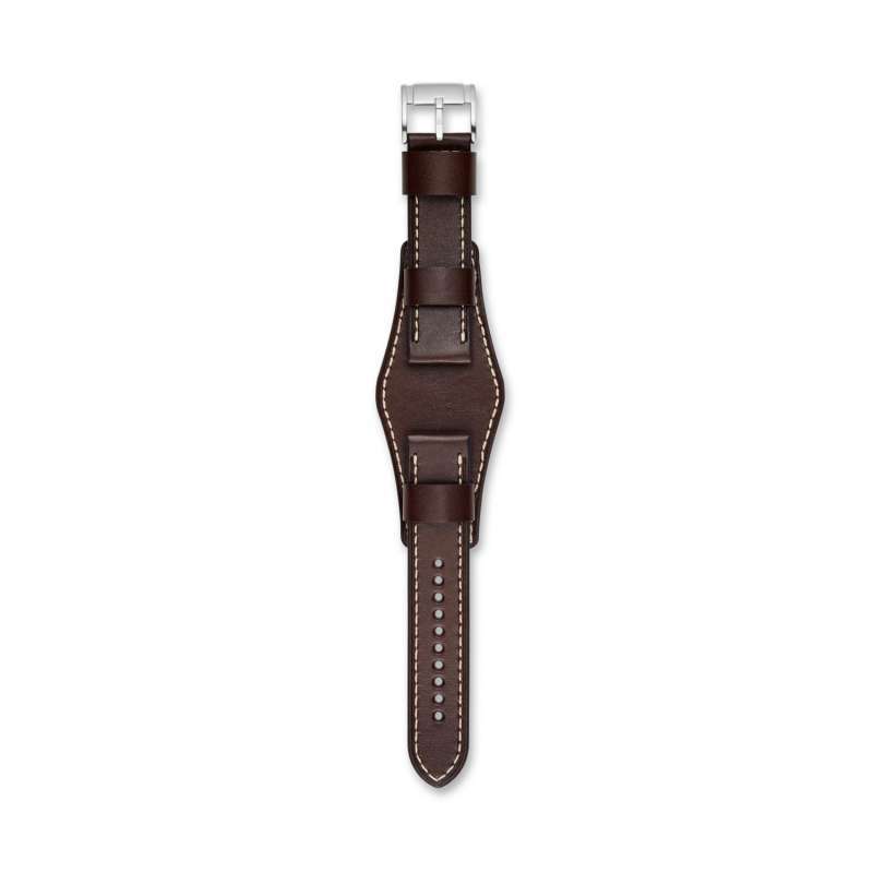 Jual FOSSIL 22mm Dark Brown Leather 