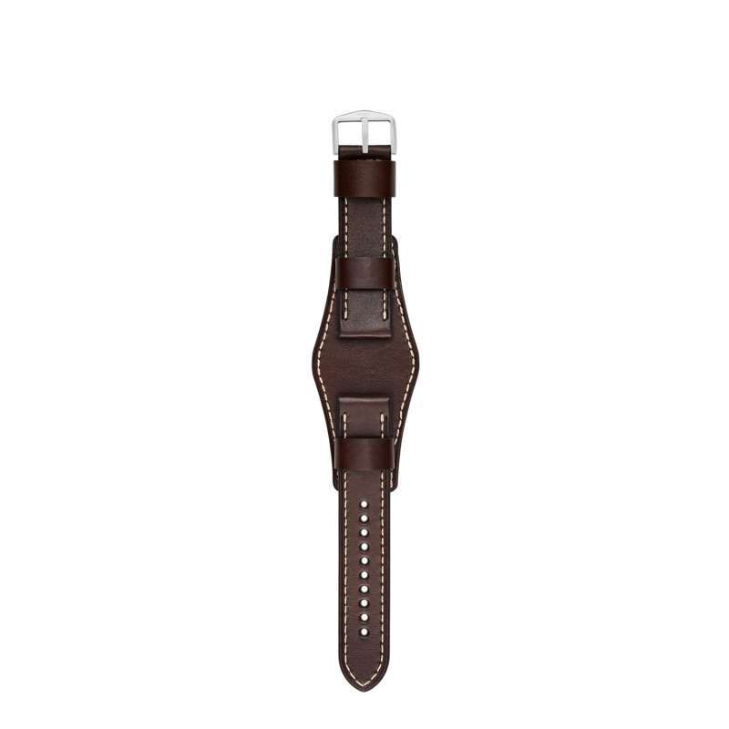 Jual FOSSIL 22mm Dark Brown Leather 