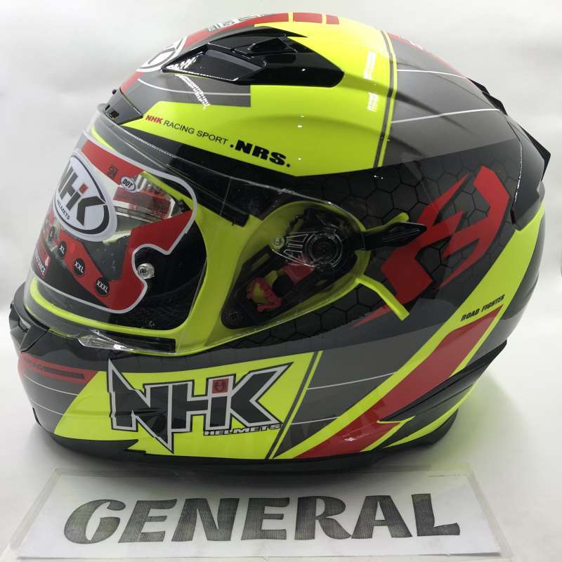 Jual Helm NHK RX9 Motif Navy Yellow 