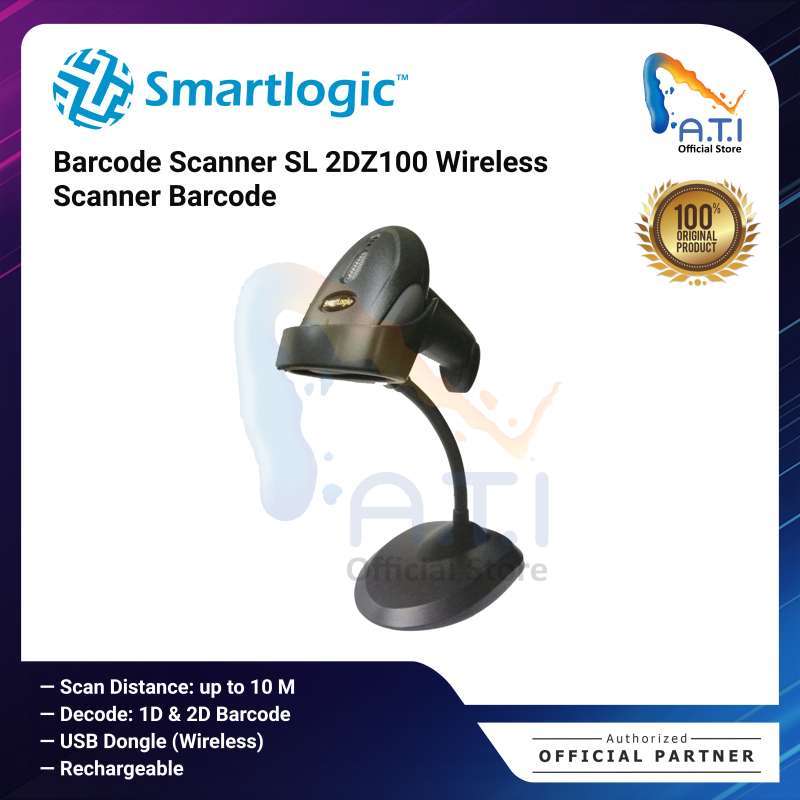 Jual SMARTLOGIC Barcode Scanner SL 2DZ100 1D 2D Wireless ...