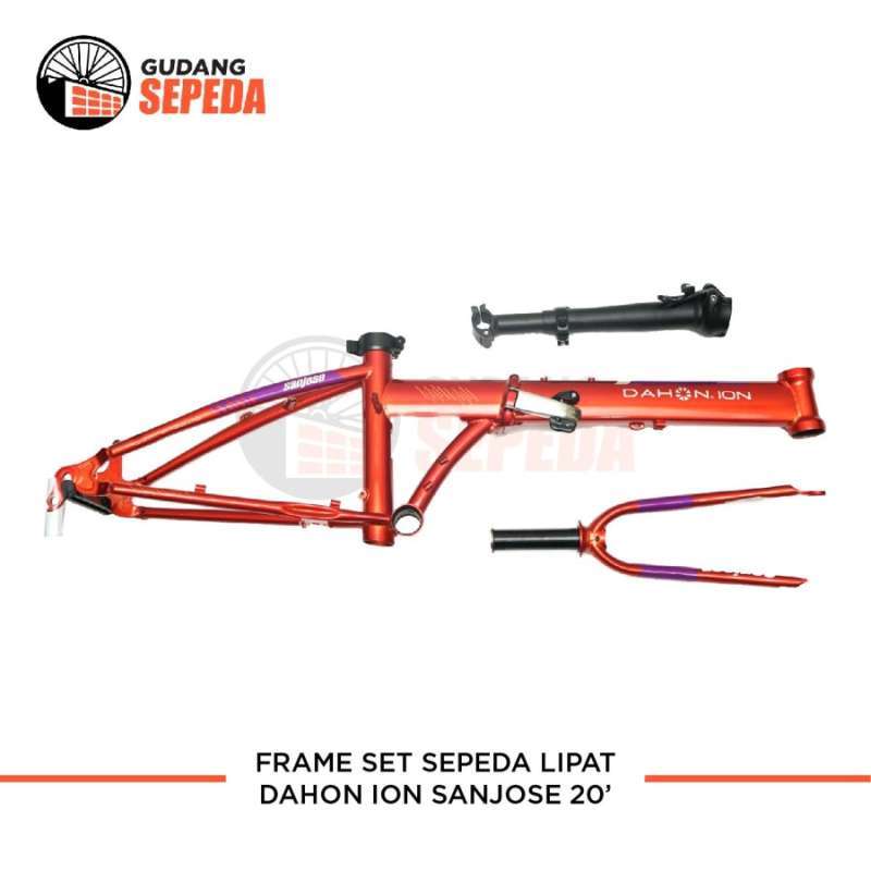 Jual Frame Set Sepeda Lipat Dahon Ion Sanjose 20 Chromoly Garansi Abu abu Di Seller Gudang Sepeda Official Gudang Sepeda Official Kota Jakarta Selatan Blibli