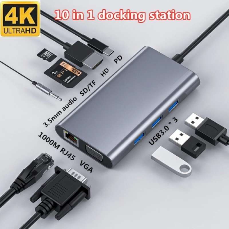 Jual 10 in 1 USB C Macbook Pro Air 