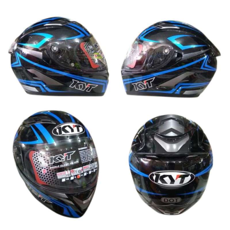Promo HELM KYT VENDETTA 2 CARBON BK/BL 