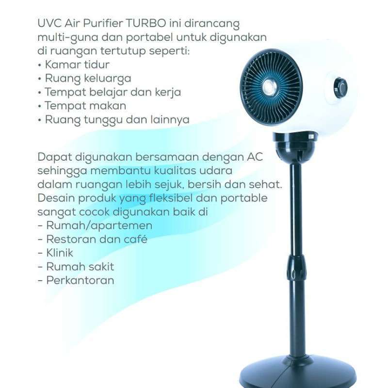 Uvc air purifier 2025 turbo