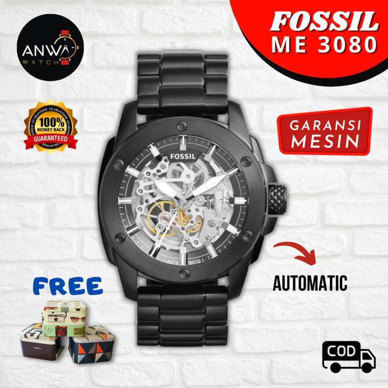 Promo Jam Tangan Pria Fossil Fosil Me3080 M3 3080 Automatic Mekanik Otomatis Rantai Stainless Original Diskon 53 Di Seller Anwa Watch Banyu Urip Kota Surabaya Blibli
