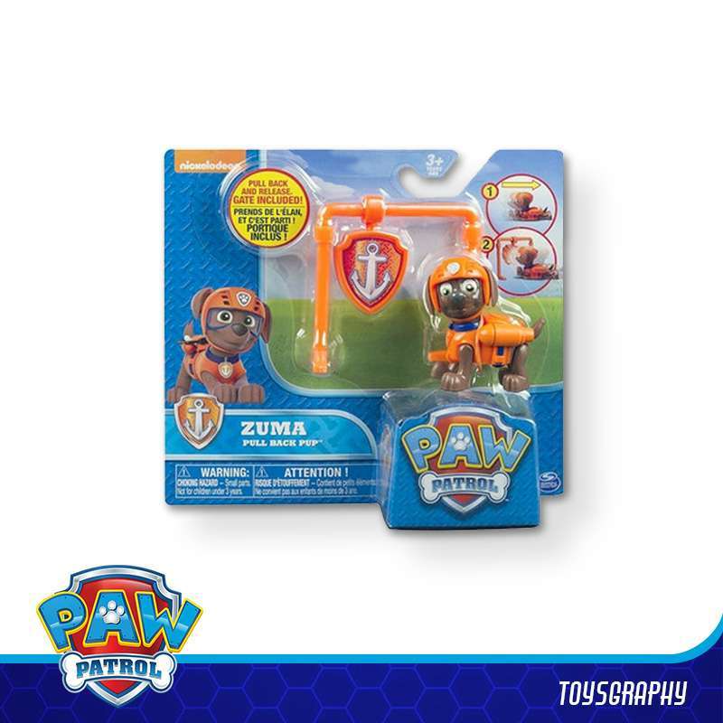 Promo Paw Patrol Action Pack ZUMA Pup Back Flip Backflip Diskon 2