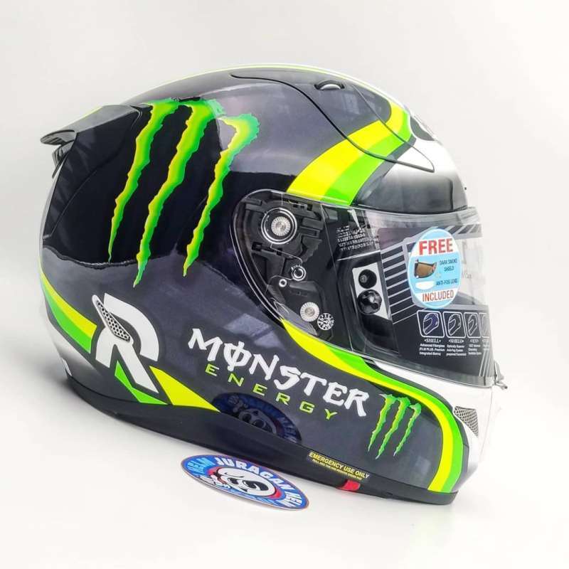 Full Face Monster Energy Helmet Helm Motif Monster Energy HJC