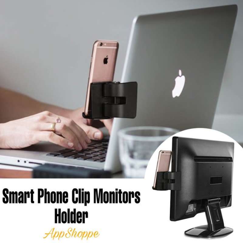 Jual Bracket Phone Clip Holder Laptop 